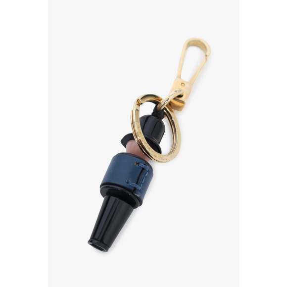 Burberry Black/Navy Royal Guard Keychain - Picture 2 of 3